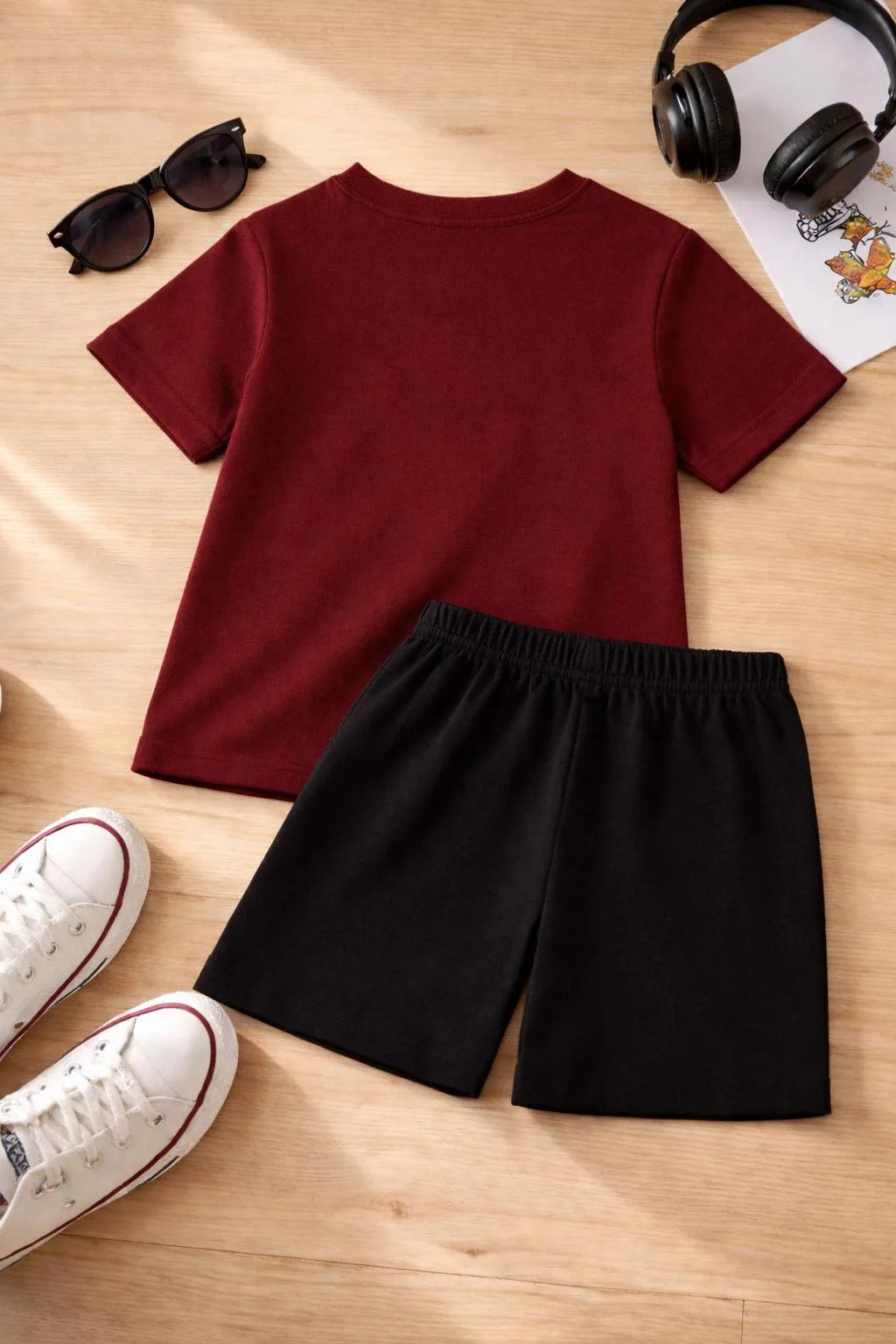 Royal King Crown Tracksuit Maroon Black 1-12Yrs