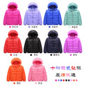 Lightweight Hooded Puffer Jacket for Kids 10 Colors
