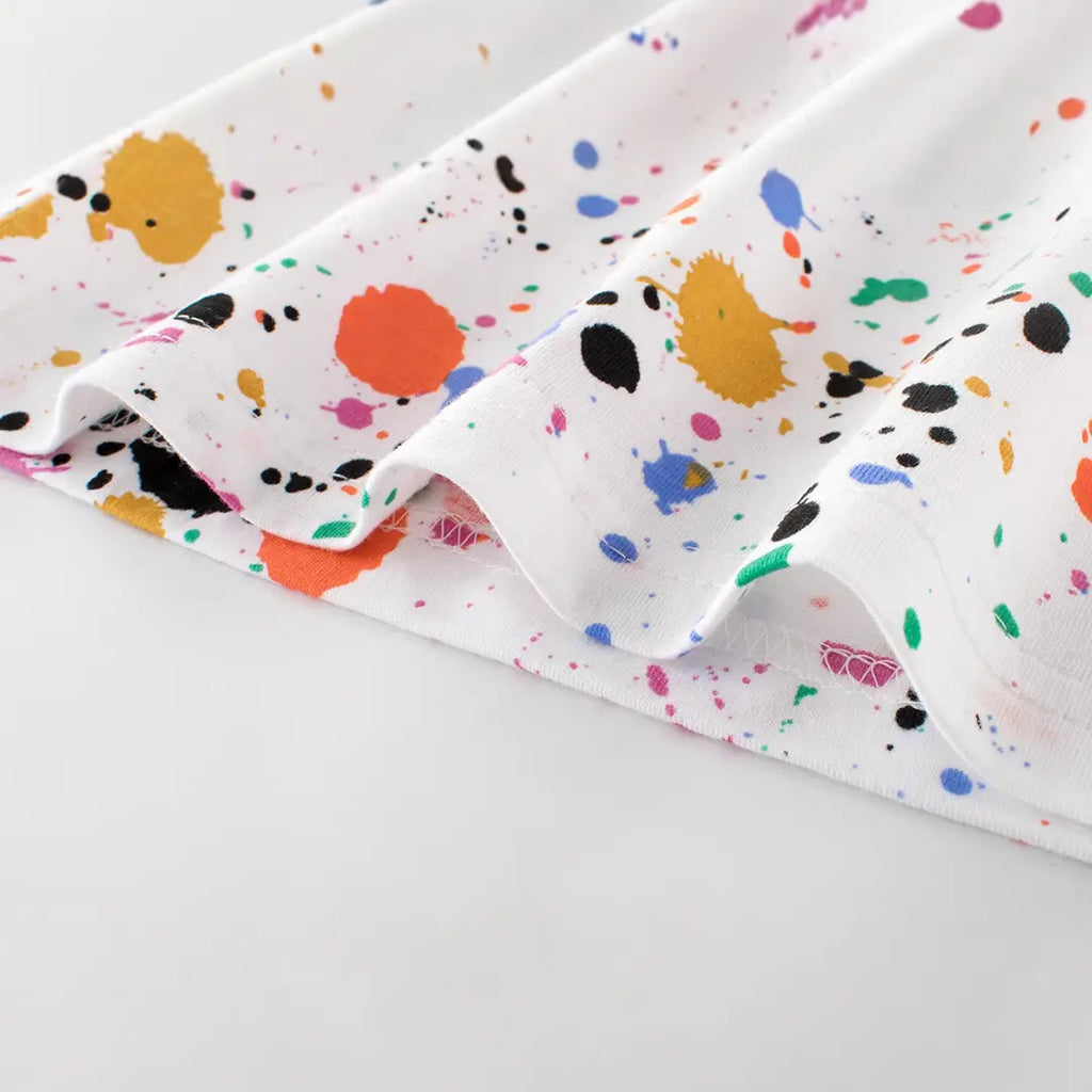Kids Cotton Splash Print T-Shirt 90cm