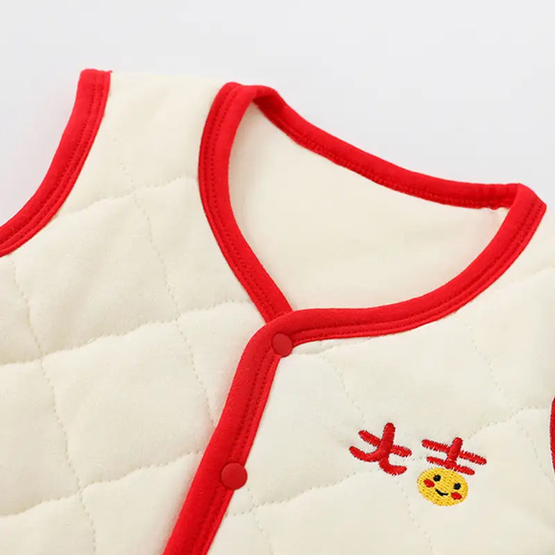 Baby Vest for Boys Girls 0-3 Years Thickened Winter Spring Autumn
