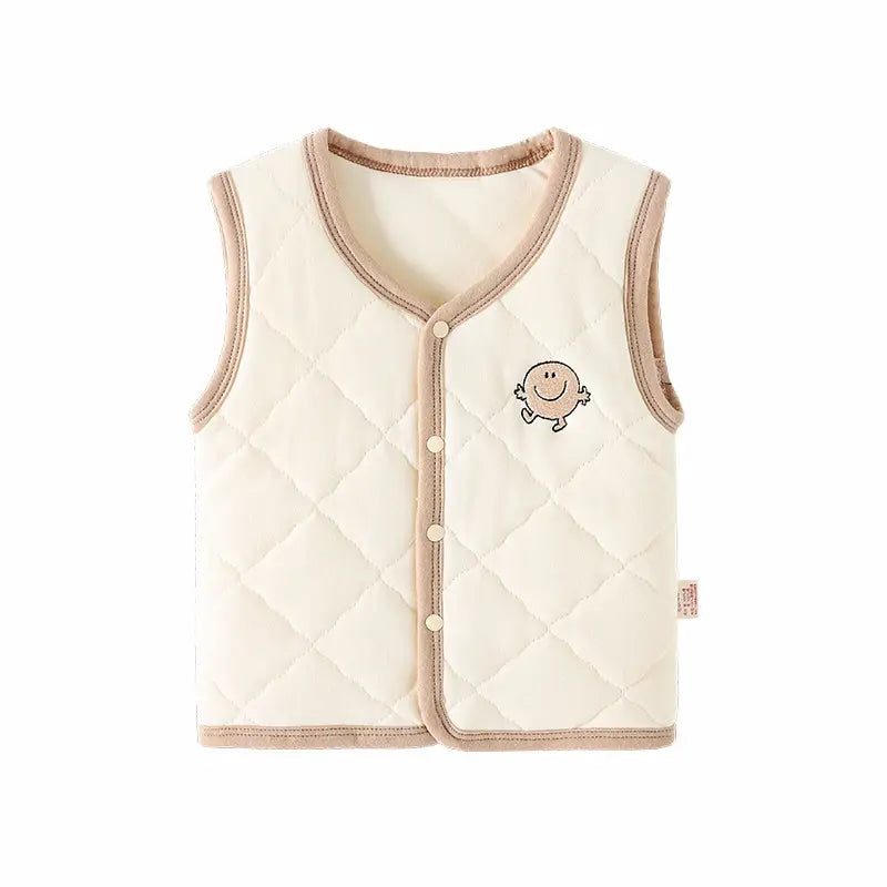 Baby Vest for Boys Girls 0-3 Years Thickened Winter Spring Autumn
