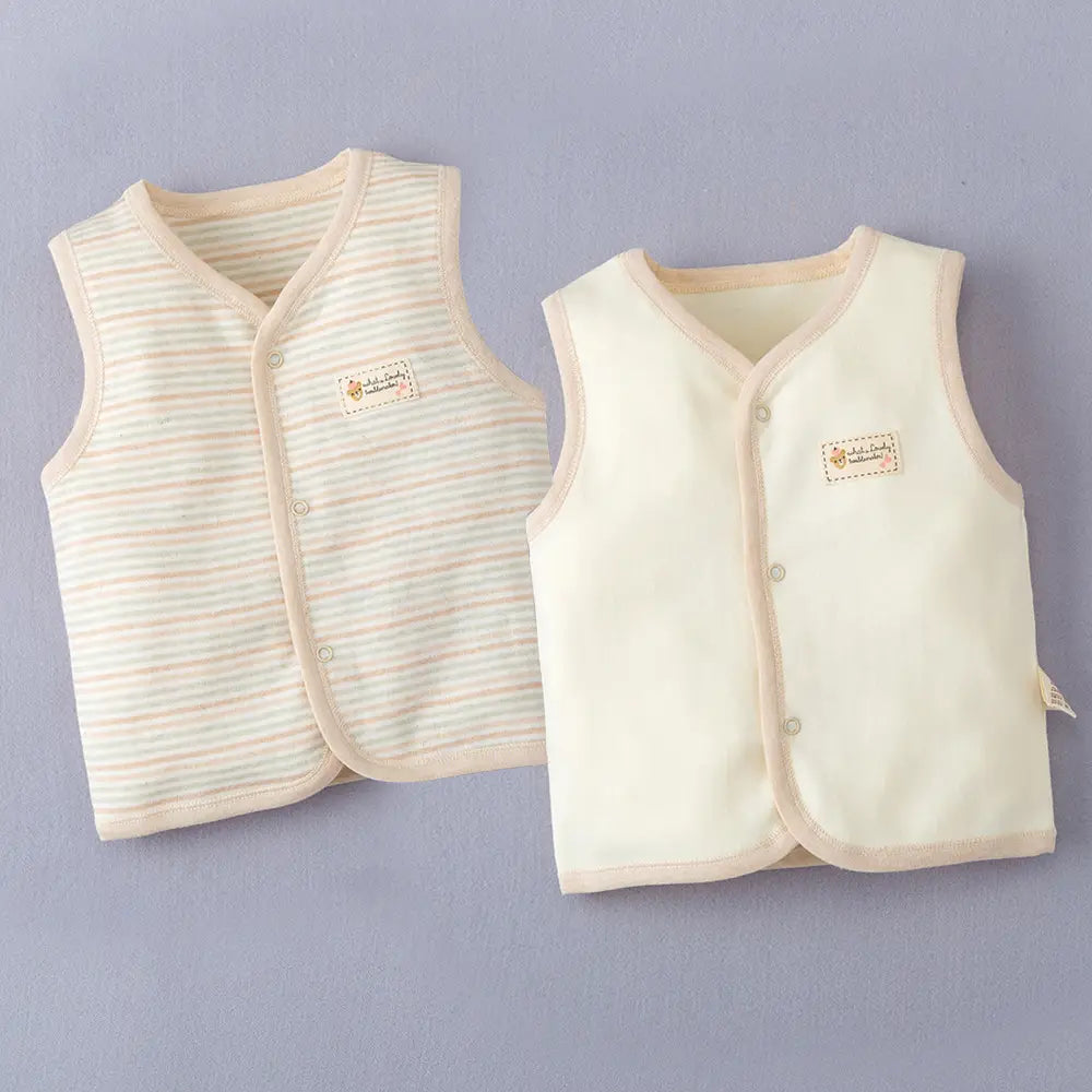 Baby Cotton Vest All Seasons Boys Girls Warm Waistcoat