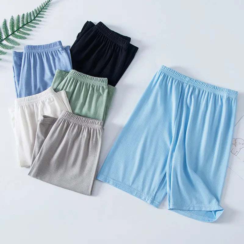 Children's Summer Shorts Modal Fabric 5 Colors Elastic Waist