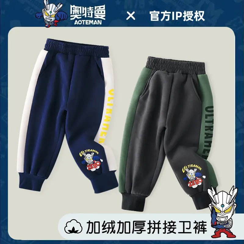 Ultraman Fleece Sweatpants for Kids 3-10 Years