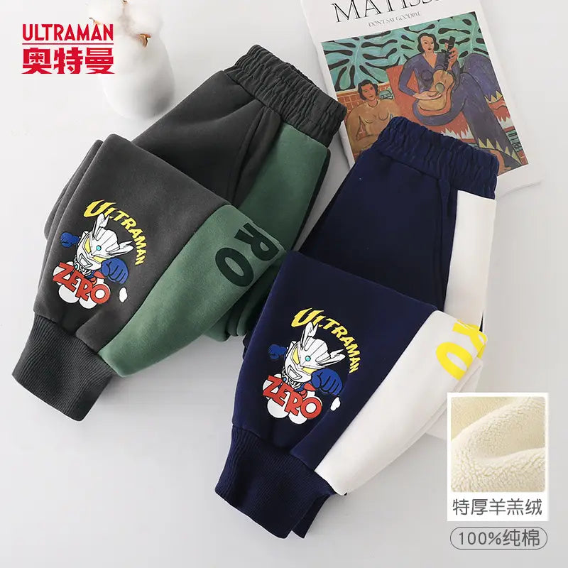 Ultraman Fleece Sweatpants for Kids 3-10 Years