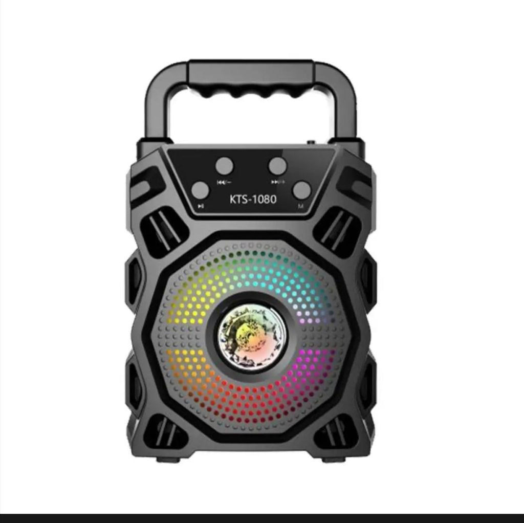 Bluetooth Speaker Black Aluminum Portable Party Use