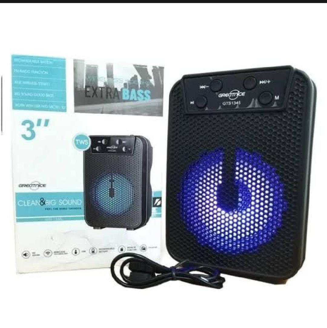 Compact 11W Rechargeable Bluetooth Speaker Black