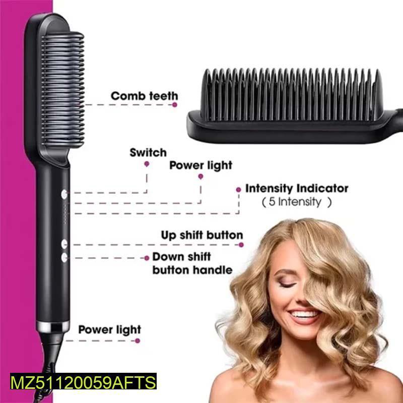 Hair Dryer Brush with Anti-Scald & 30s Heat