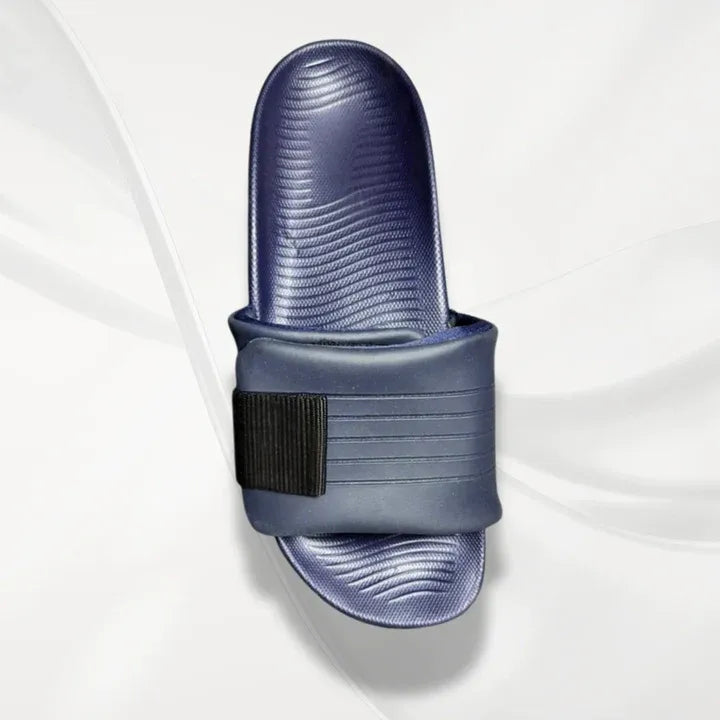 Blue Slide Slippers for Hot Pakistani Summer Comfort
