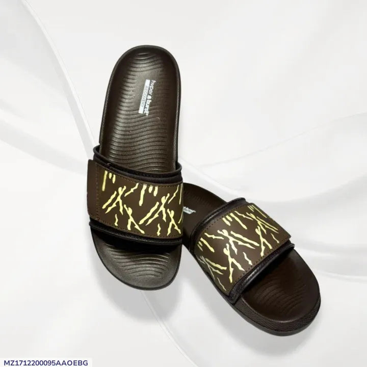 Black Glitter Slide Slippers for Hot Weather Comfort