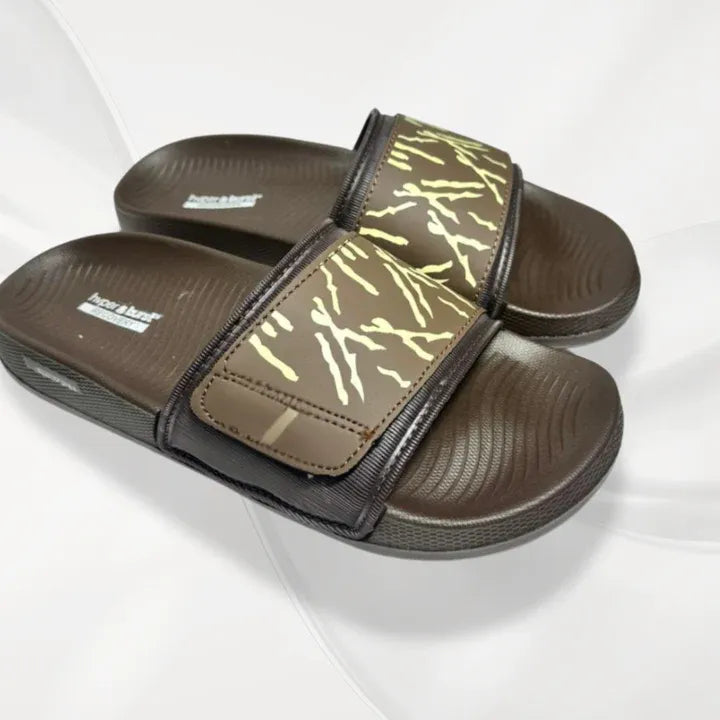 Black Glitter Slide Slippers for Hot Weather Comfort