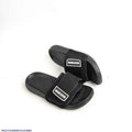 Black Casual Slide Slippers for Hot Weather