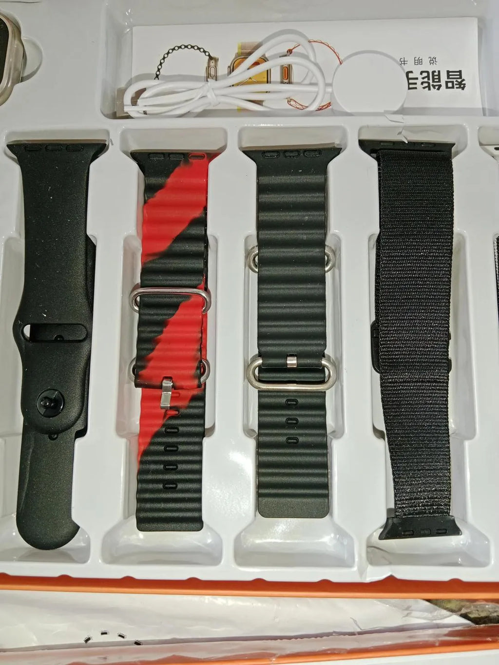 Ultra Smart Watch 7 Straps Multicolor IP68 Waterproof