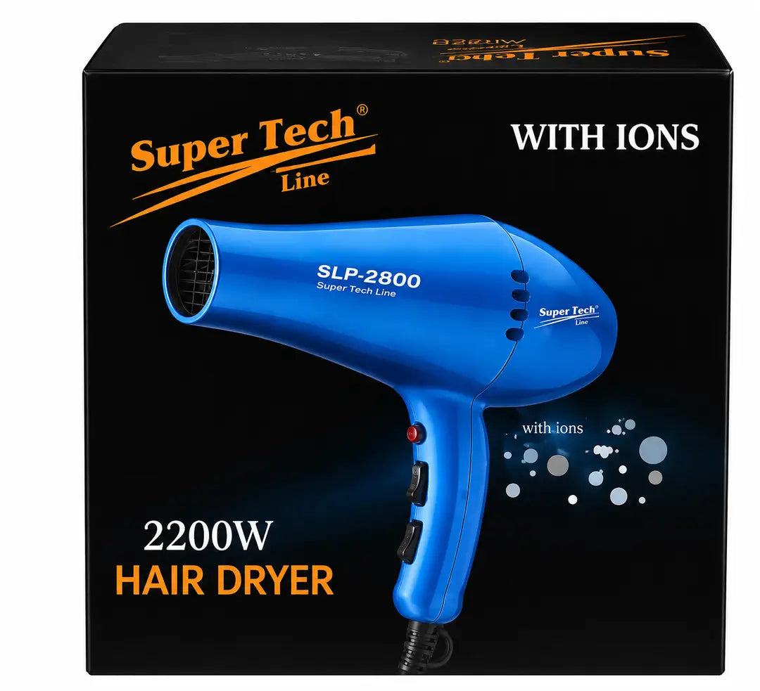Super Look SLP-8800 2200W Professional Turbo Hair Dryer with Ionic Technology