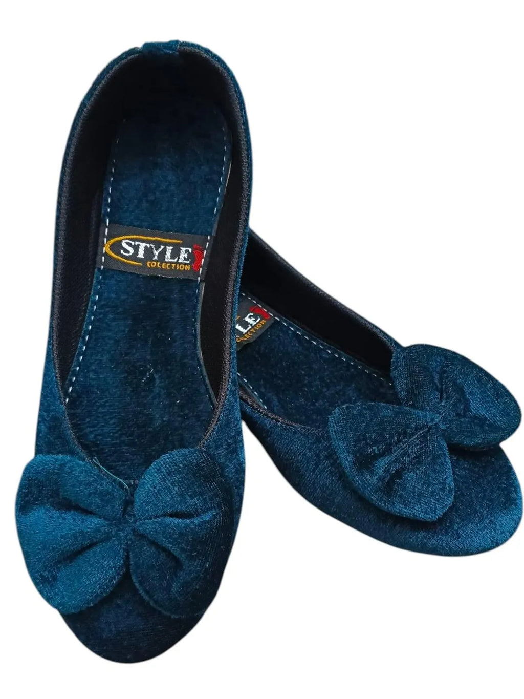 Blue Bow Flat Shoes for Women Pakistan