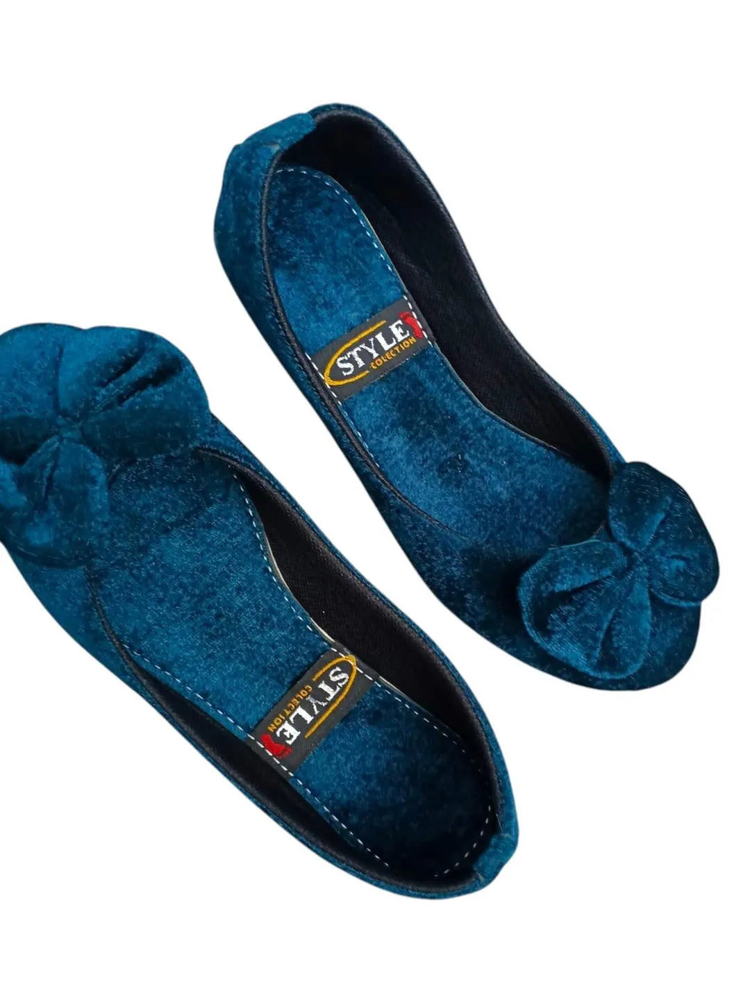 Blue Bow Flat Shoes for Women Pakistan
