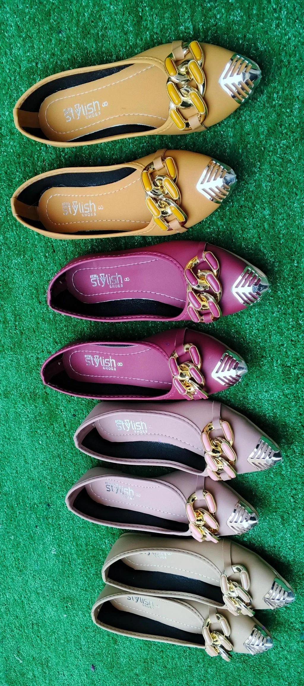 Maroon Synthetic Leather Fancy Pumps for Women