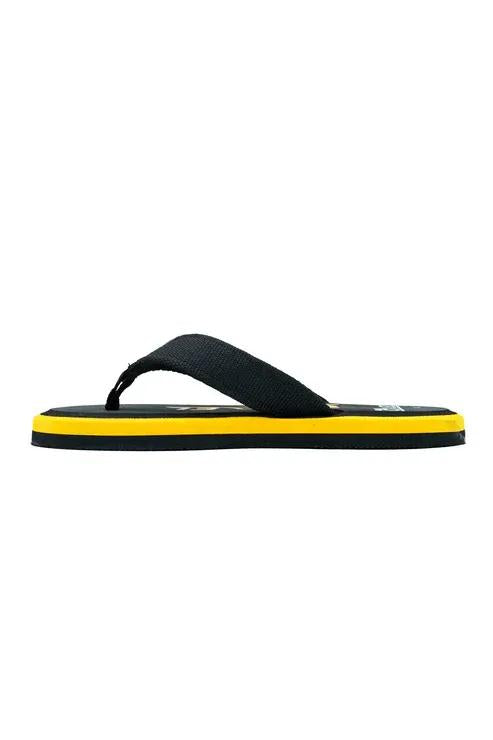 Men Black Yellow EVA Flip Flops Summer Casual