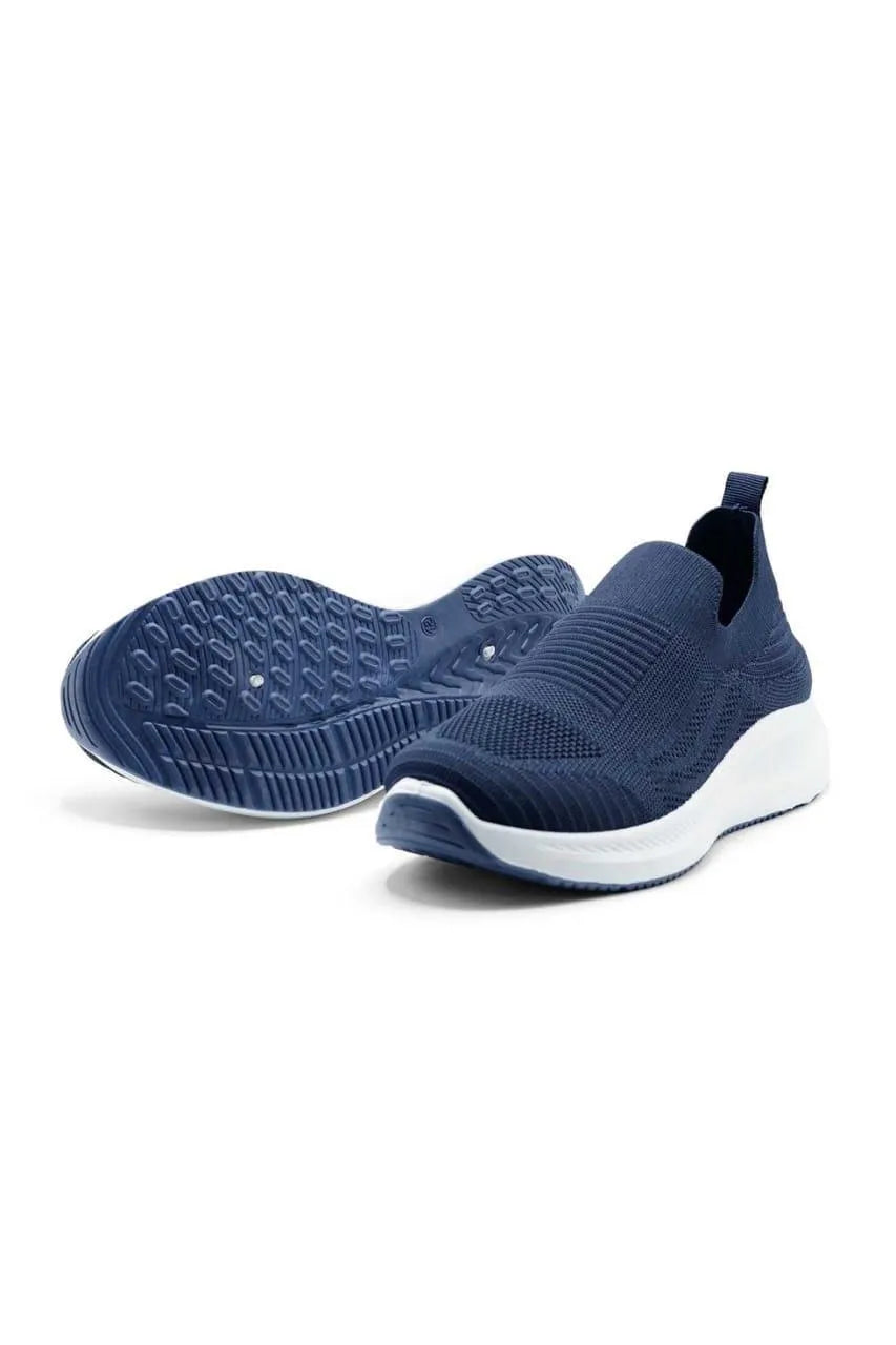 Men's Blue Slip-On Walking Sneakers Size 40-45