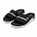 Men's Rubber Fancy Slide Slippers  Comfort Slide |SKCHR-BLACK|