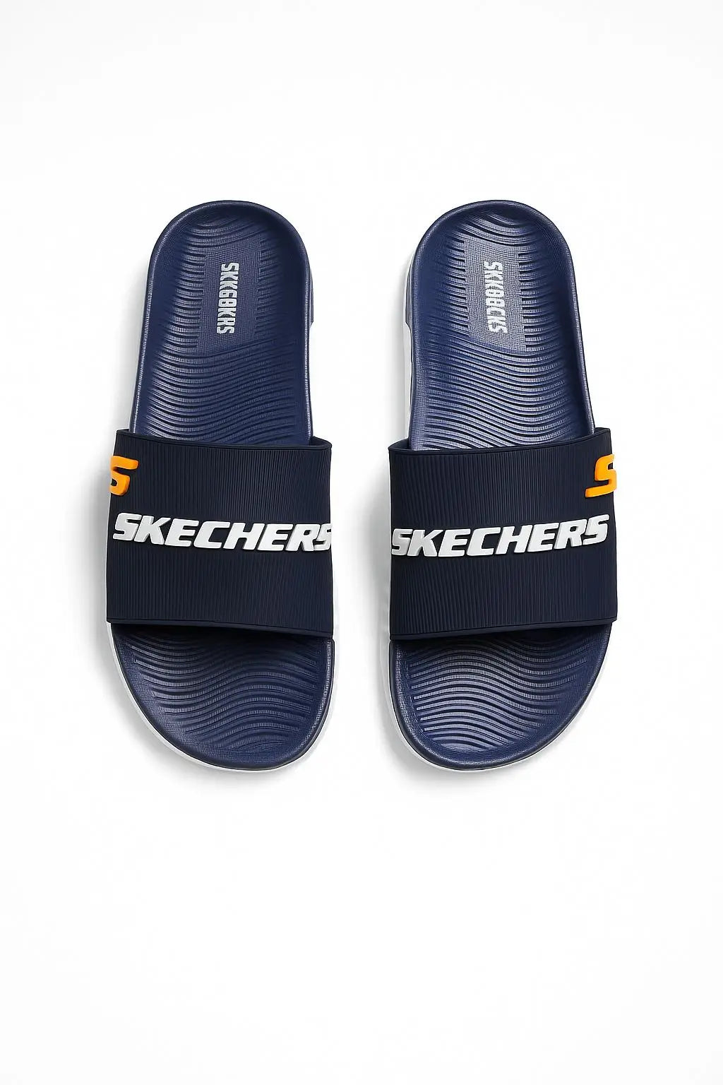 Men's Rubber Fancy SlideSlippers Comfort Slide |SKCHR-BLUE|