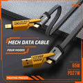 Fast Charging Cable 65W Type-C Golden TPE Braided