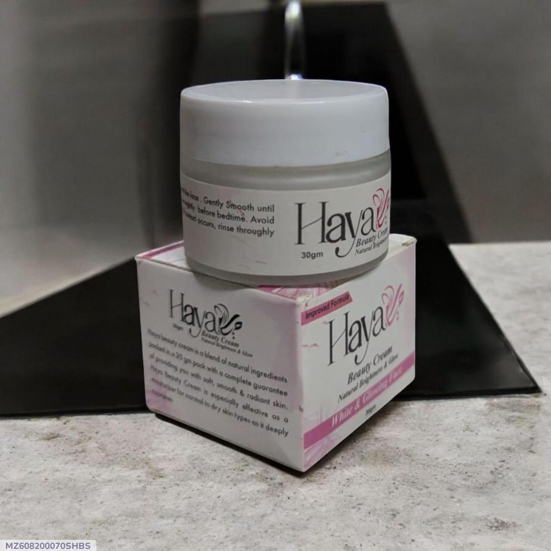 Haya Beauty Cream 30gm Whitening & Exfoliating for All Skin Types