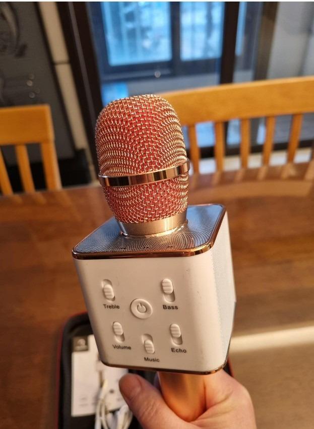 Bluetooth Mini Mic with Speaker for Home & Party Use