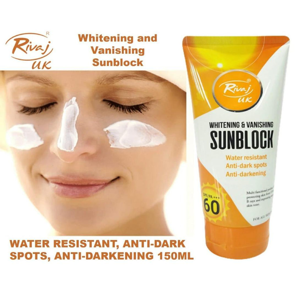 Rivaj UK Sunblock SPF 60 Water Resistant