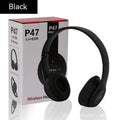 Wireless Stereo Headphones Black Active Noise Cancellation