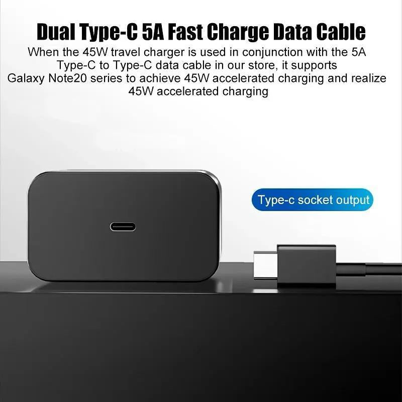 45W PD Charger for Android Phones & Earbuds