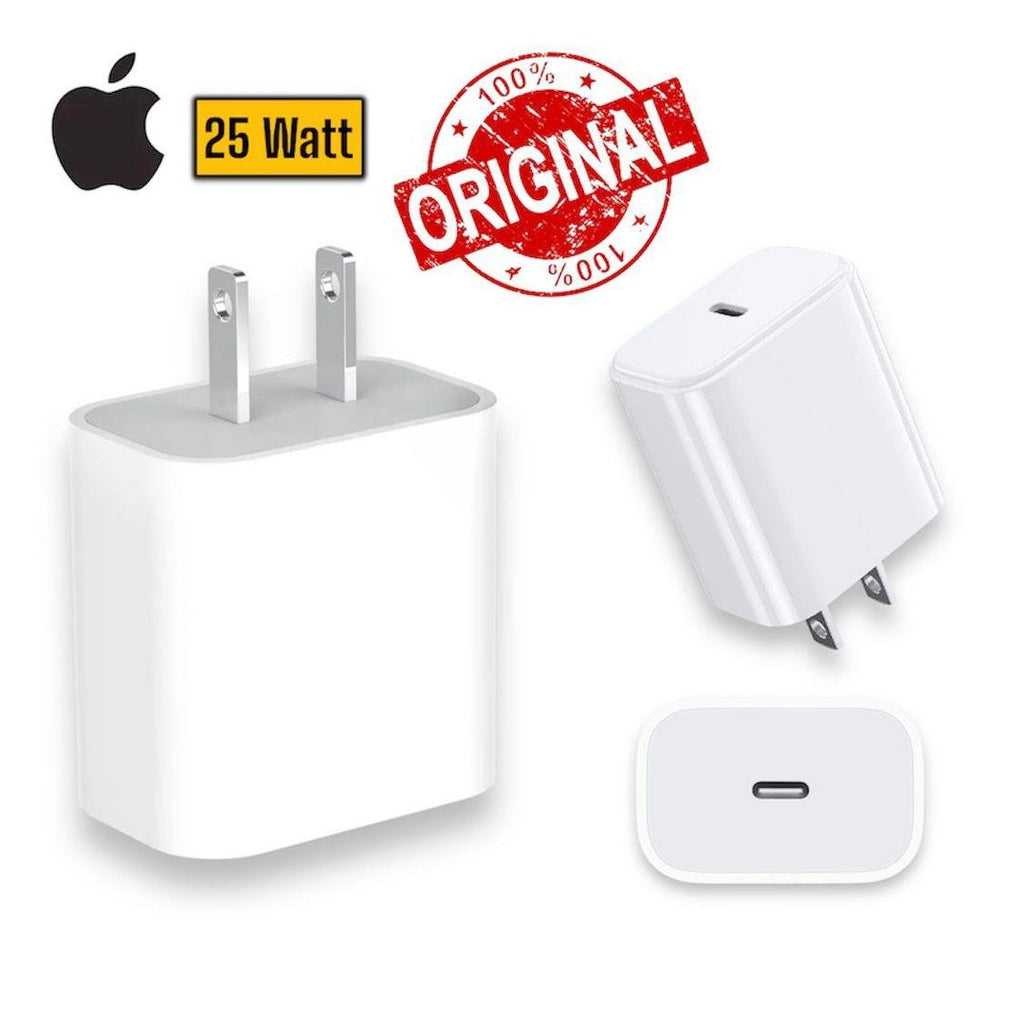 25W iPhone Charger White ABS Compact