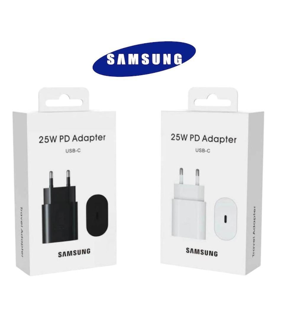 Samsung 25W PD USB-C Charger Black White