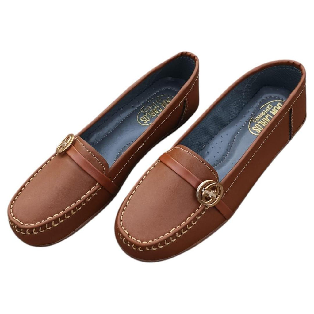 Women's Casual PVC Pumps Brown Size 6-11