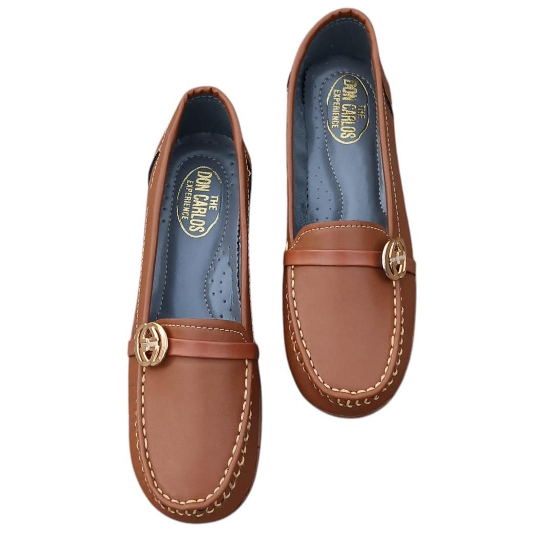 Women's Casual PVC Pumps Brown Size 6-11